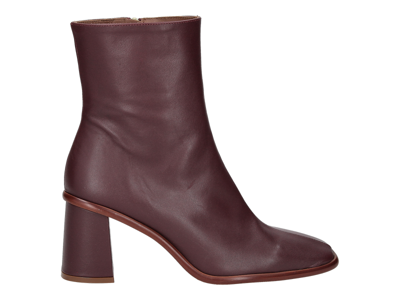 Alohas Boots Met Hak Bordeaux