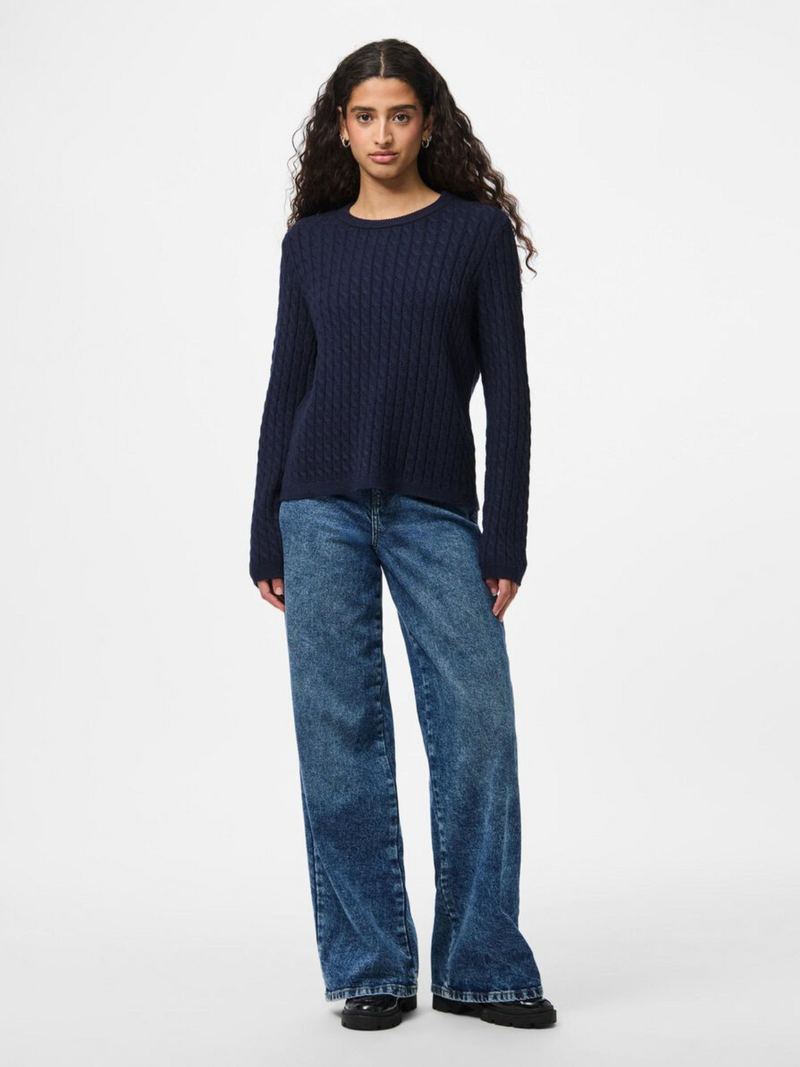 Pieces Pullovers Blue