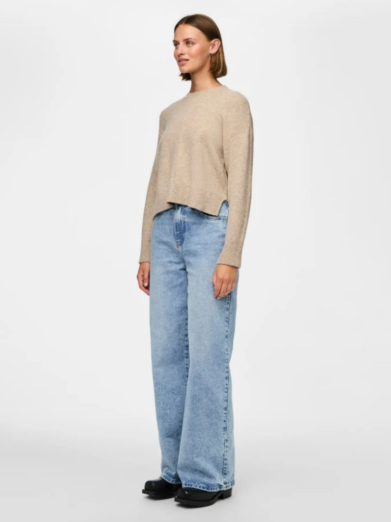 Pieces Pullovers Taupe