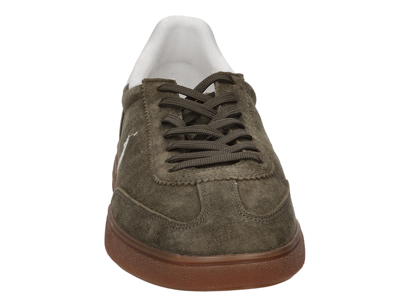 Voir le produit 'Polo Ralph Lauren Baskets Kaki' (en anglais) Polo Ralph Lauren Baskets Kaki