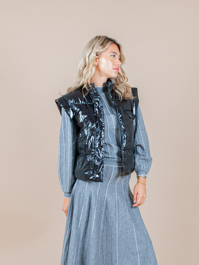 Dou Doun Gilets Sans Manches Noir