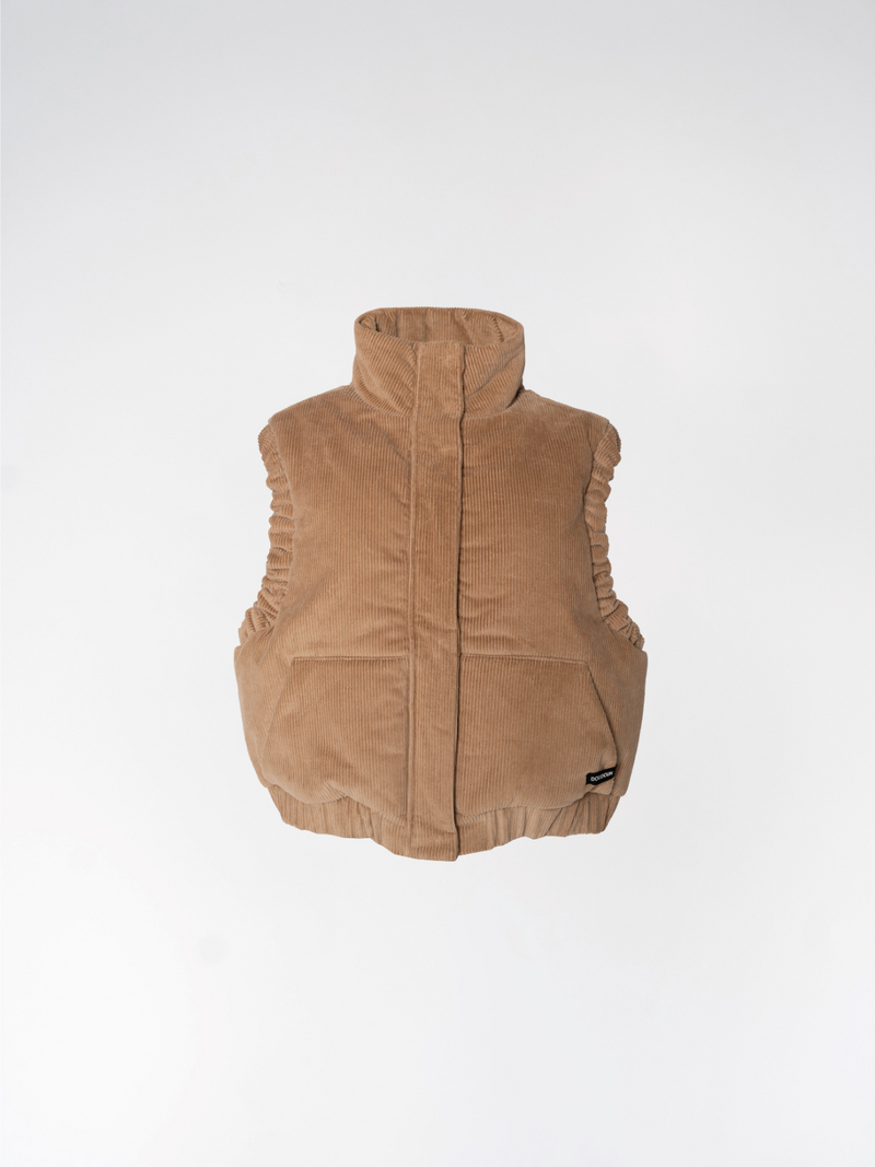 Dou Doun Gilets Sans Manches Camel