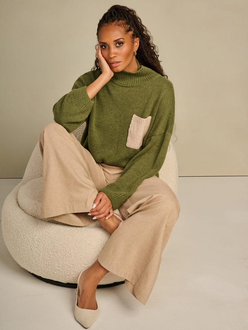 Ac By Annelien Coorevits Pulls Kaki