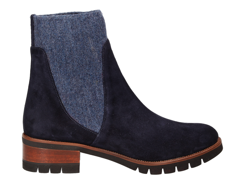 Cervone Boots Met Hak Blauw