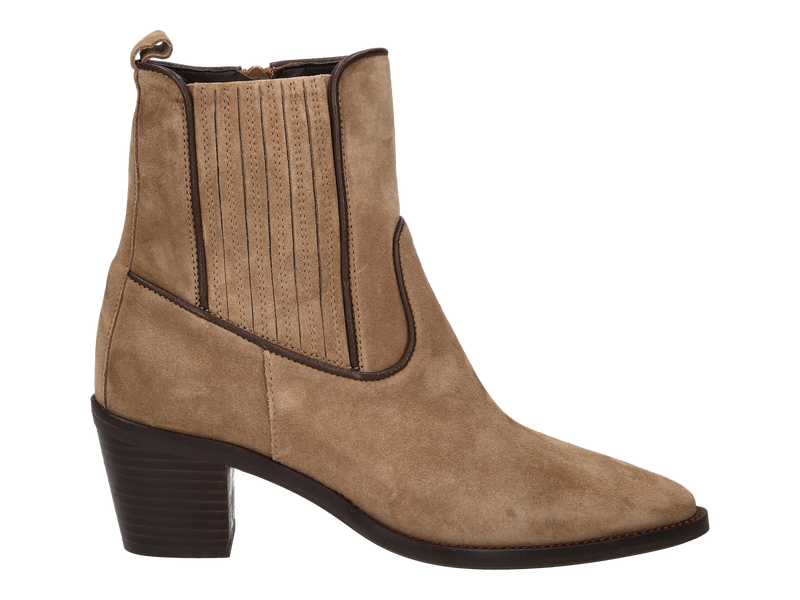 Alpe Boots Met Hak Taupe