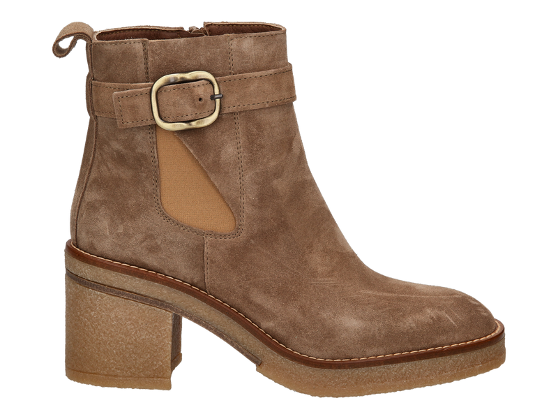 Alpe Boots Met Hak Taupe