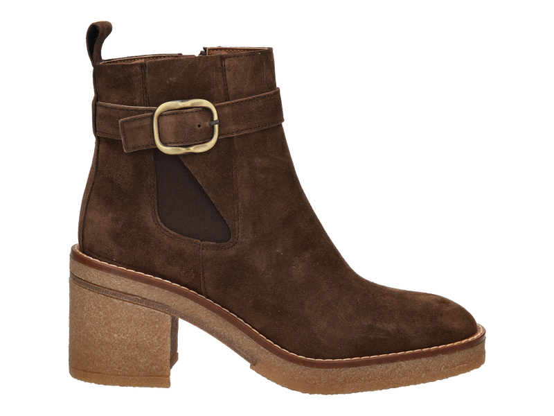 Alpe Boots Met Hak Bruin