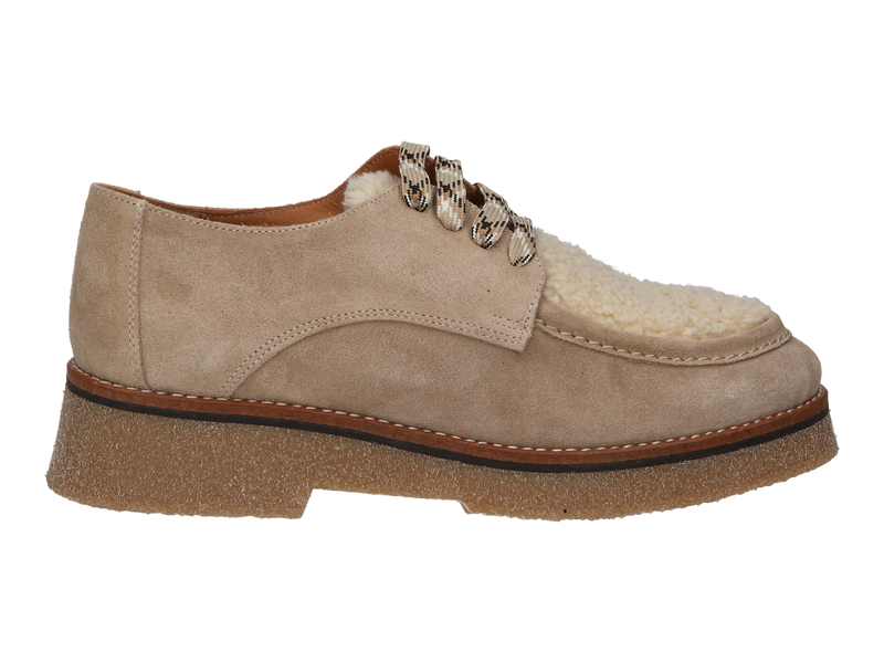 Ctwlk Veterschoenen Beige