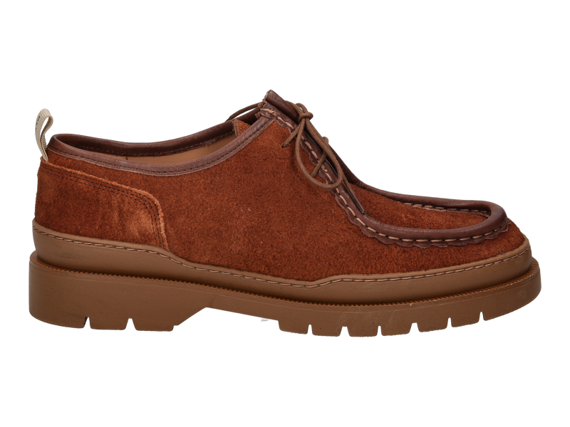 Kleman Chaussures à Lacets Cognac