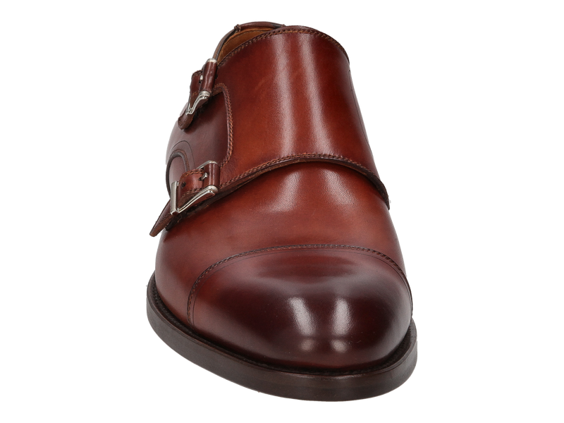 Magnanni Shoes With Buckle Cognac