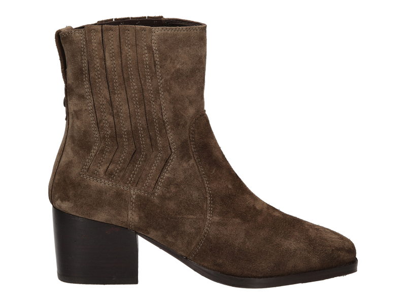 Janet & Janet Boots Met Hak Taupe