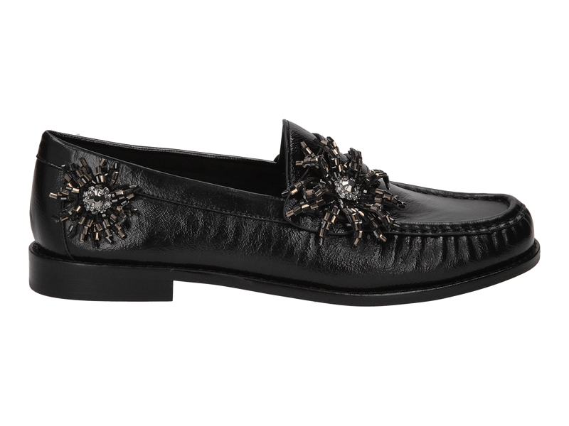 Lola Cruz Mocassins Black