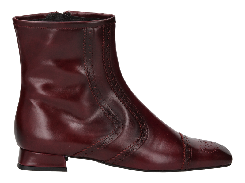 Zinda Bottines Bordeaux
