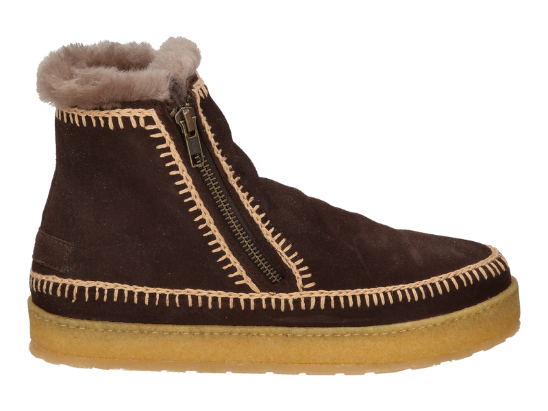 Laidback London Ankle Boots Beige