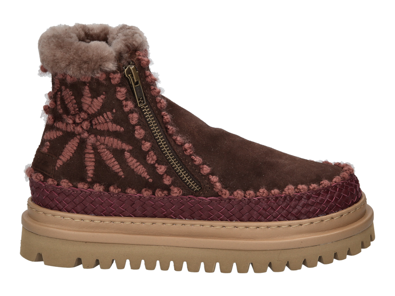 Laidback London Ankle Boots Red