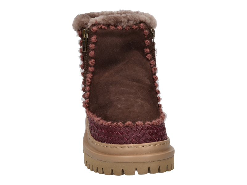 Laidback London Ankle Boots Red