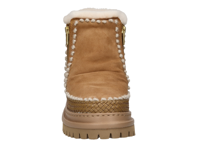 Laidback London Ankle Boots Beige