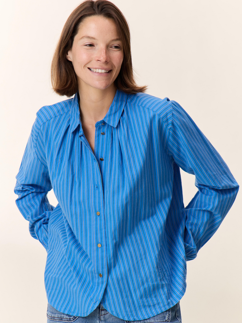 Leon & Harper Blouses Blauw