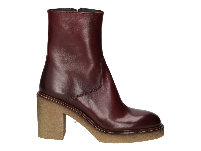 Triver Flight Boots Met Hak Bordeaux