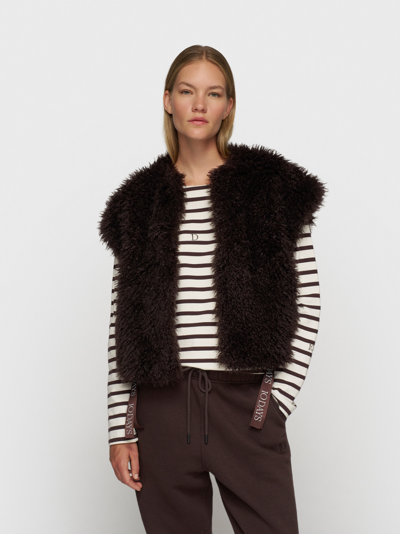 10 Days Gilets Sans Manches Bordeaux