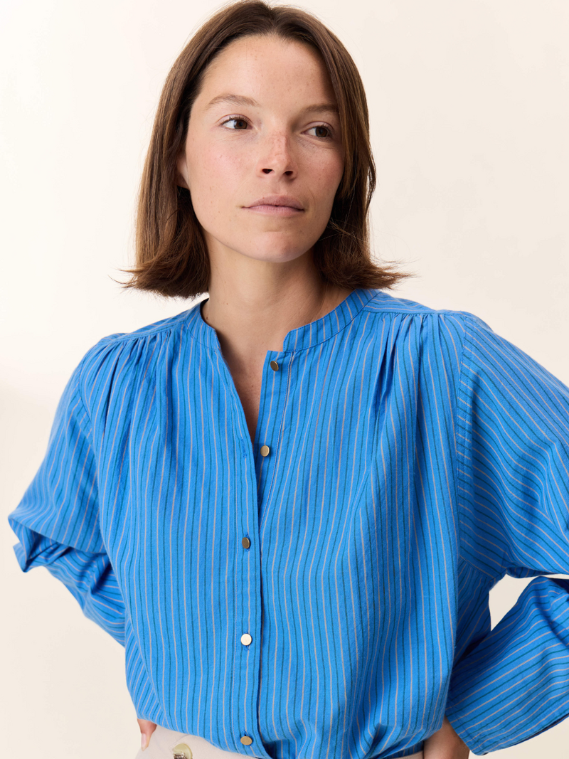 Leon & Harper Blouses Blauw