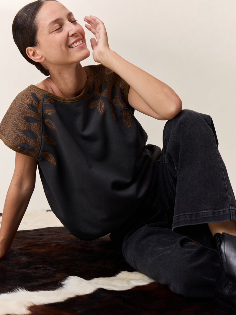 Leon & Harper Tops Gris