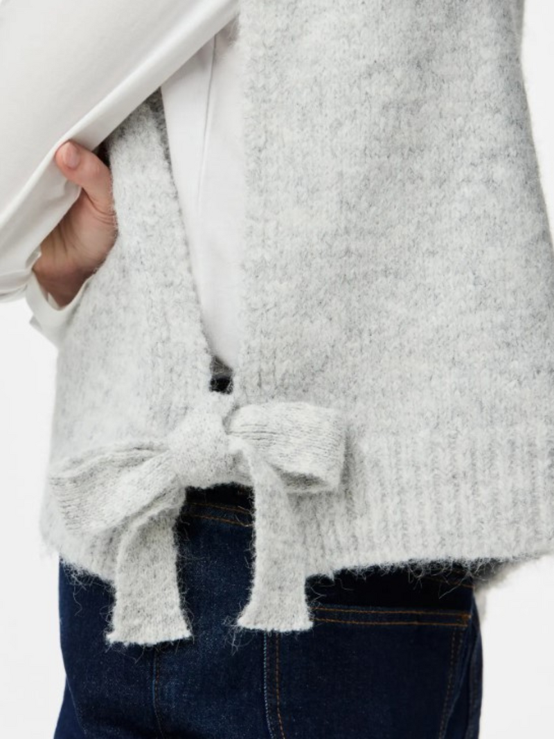 Pieces Poncho's Grijs