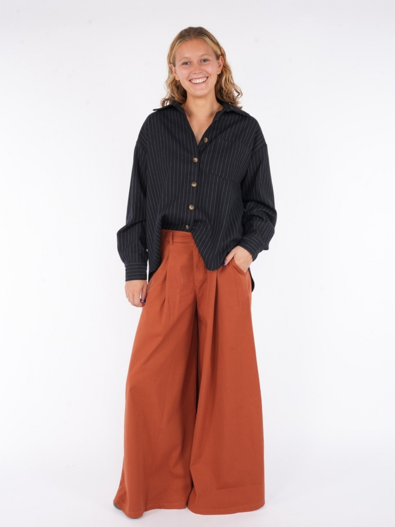 Black Rose Pantalons Brun