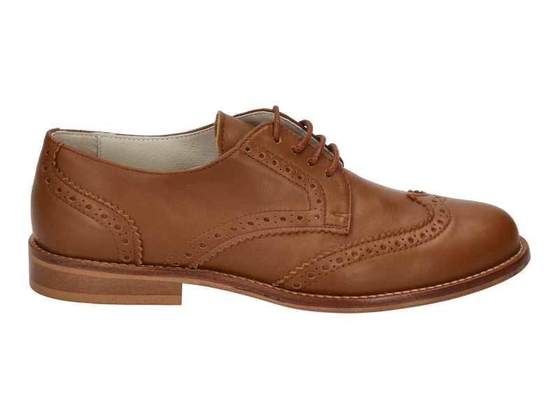 View product 'La Triboo Lace Shoes Cognac' La Triboo Lace Shoes Cognac