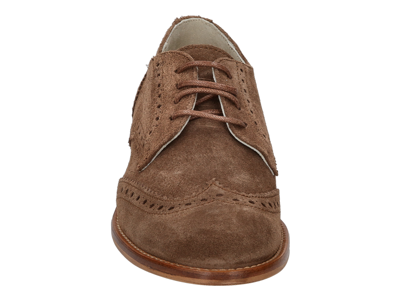 View product 'La Triboo Lace Shoes Brown' La Triboo Lace Shoes Brown