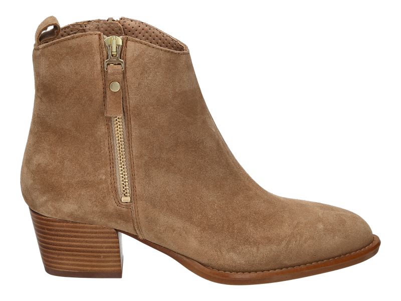 Alpe Boots Met Hak Cognac