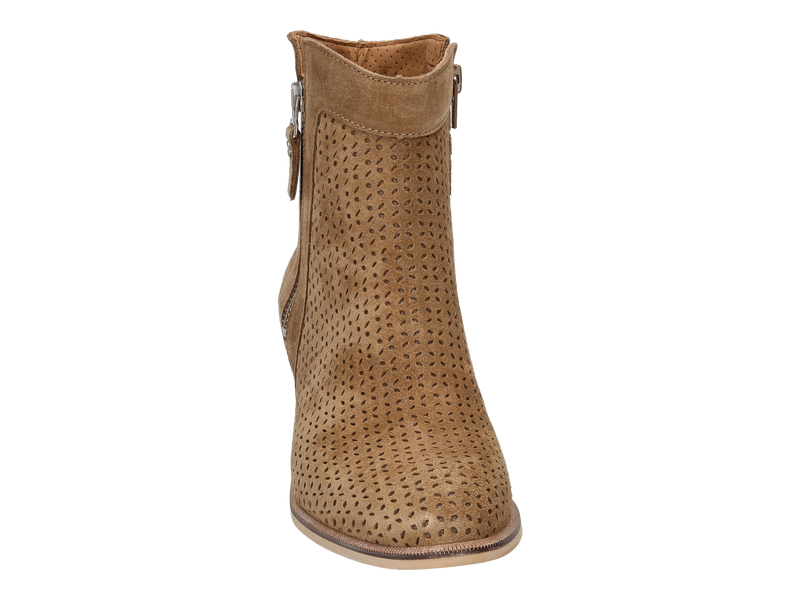 Alpe Boots Met Hak Cognac