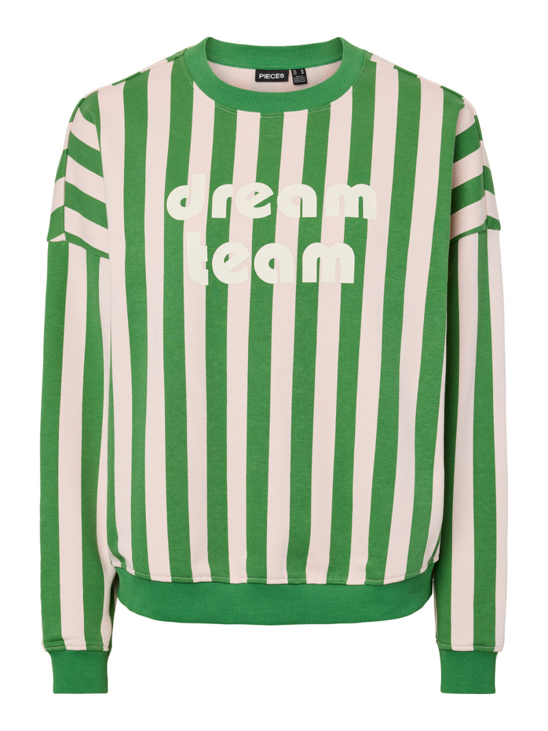 Pieces Pullovers Green
