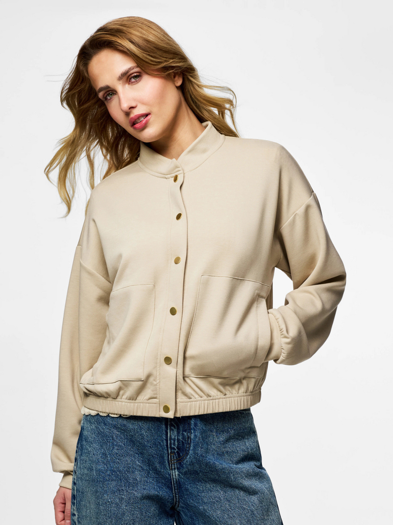 Pieces Jackets Beige