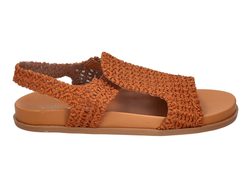 Valentina Sandals Cognac