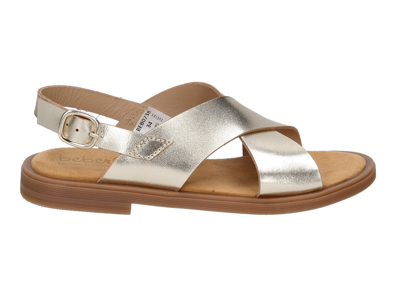 Bekijk product 'Beberlis Sandalen Goud' Beberlis Sandalen Goud