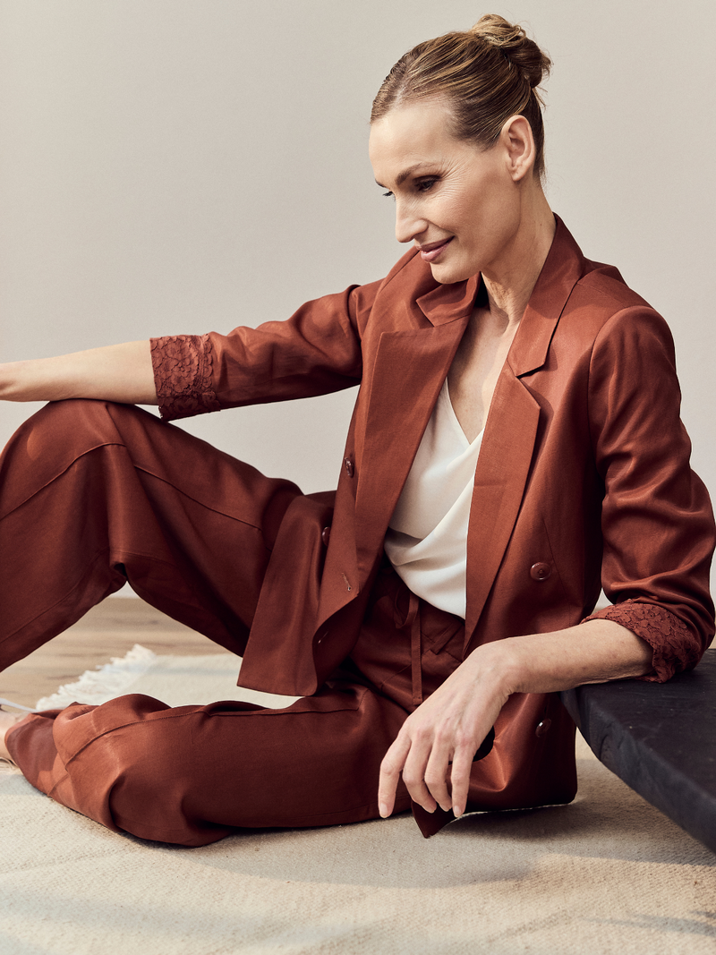 Ac By Annelien Coorevits Blazers Brown