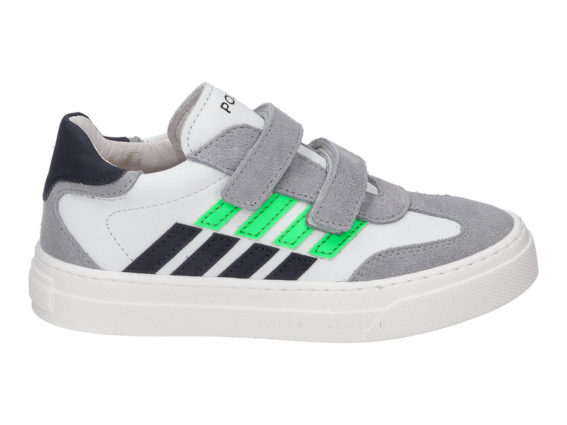 View product 'Poldino Velcro Shoes White' Poldino Velcro Shoes White