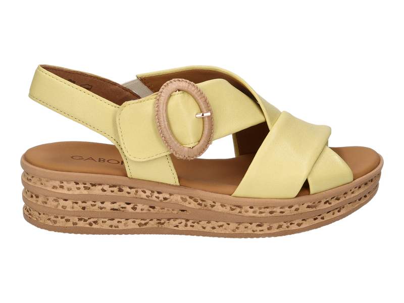 Gabor Sandals Yellow