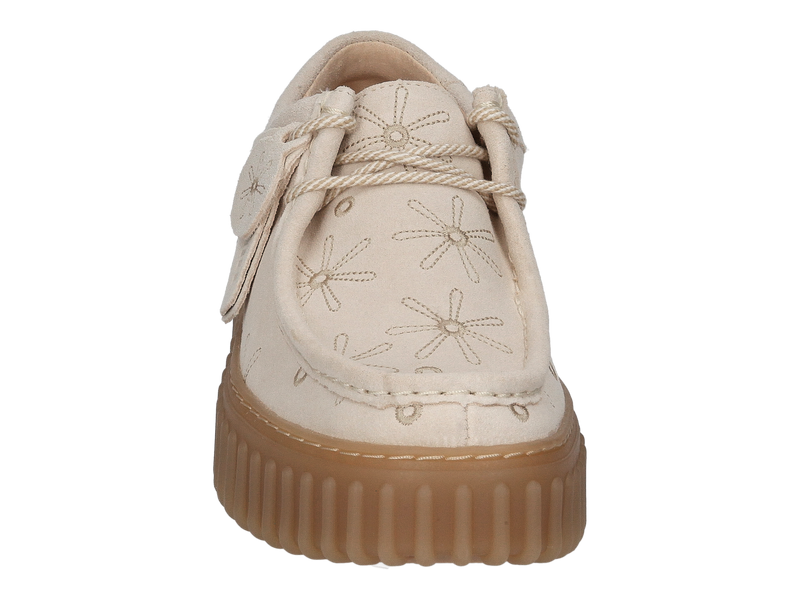 Clarks Lace Shoes Beige