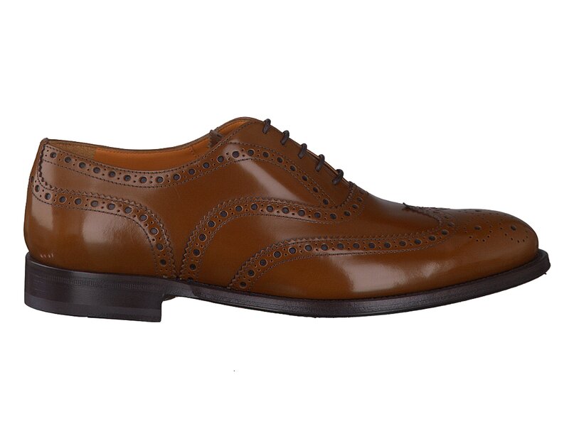 Maxime Tanghe Lace Shoes Cognac