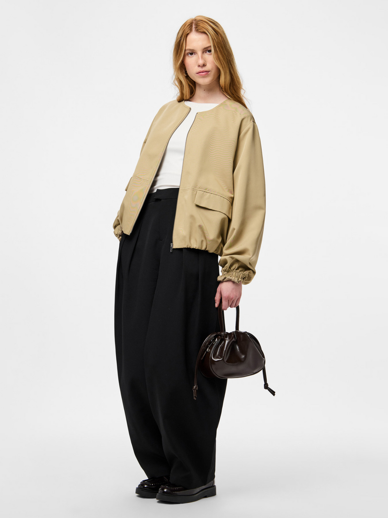 Pieces Jackets Beige