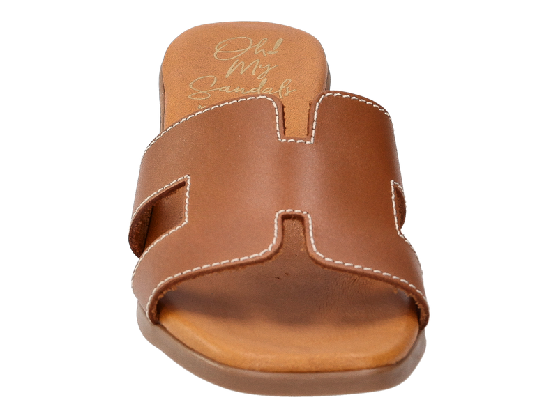 Voir le produit 'Oh My Sandals Tongues Cognac' (en anglais) Oh My Sandals Tongues Cognac