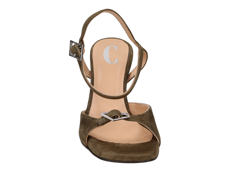 View product 'Cara Rosa Sandals Kaki' Cara Rosa Sandals Kaki