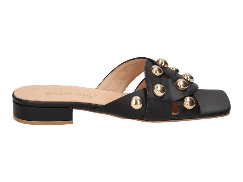 Babouche Tongs Black