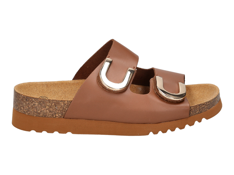Scholl Mules Cognac