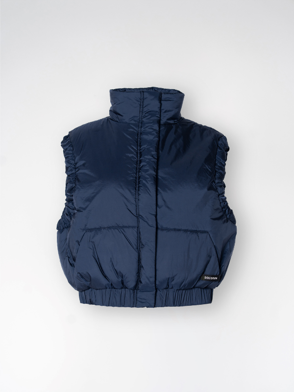 Dou Doun Gilets Sans Manches Bleu