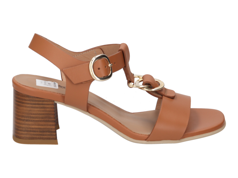 View product 'Nero Giardini Sandals Cognac' Nero Giardini Sandals Cognac