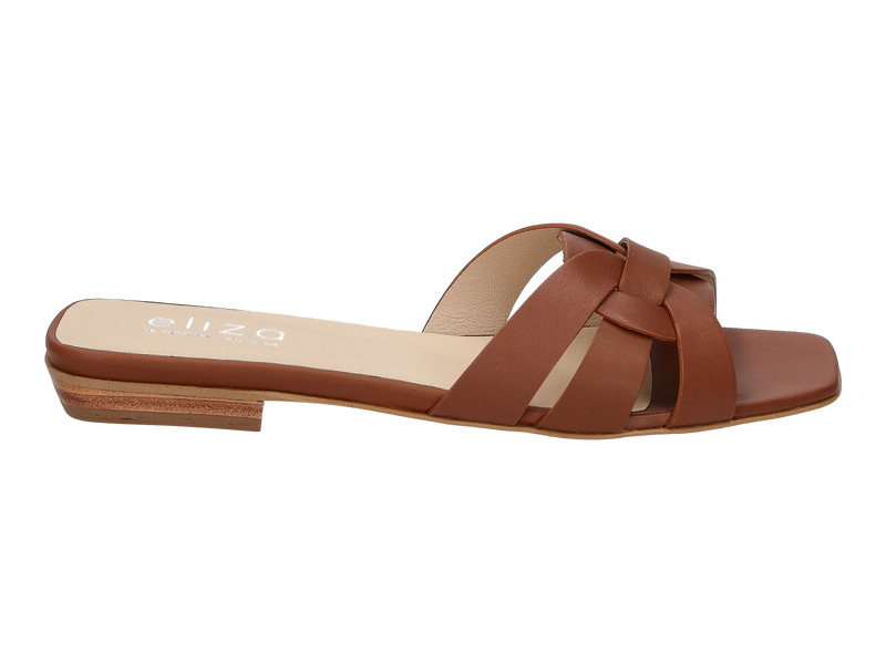 View product 'Eliza Di Venezia Mules Brown' Eliza Di Venezia Mules Brown