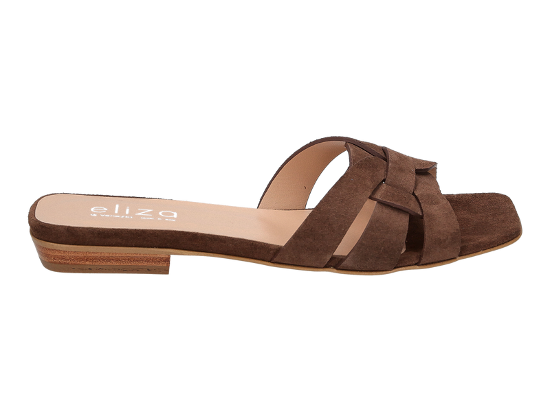 View product 'Eliza Di Venezia Mules Brown' Eliza Di Venezia Mules Brown